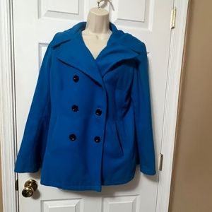 New York & Company Blue Outer Coat